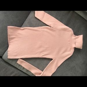 Ann Taylor Pink Turtleneck Sweater